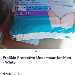 Skin WoMen's Briefs Protective Underwear - White